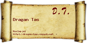Dragan Tas névjegykártya